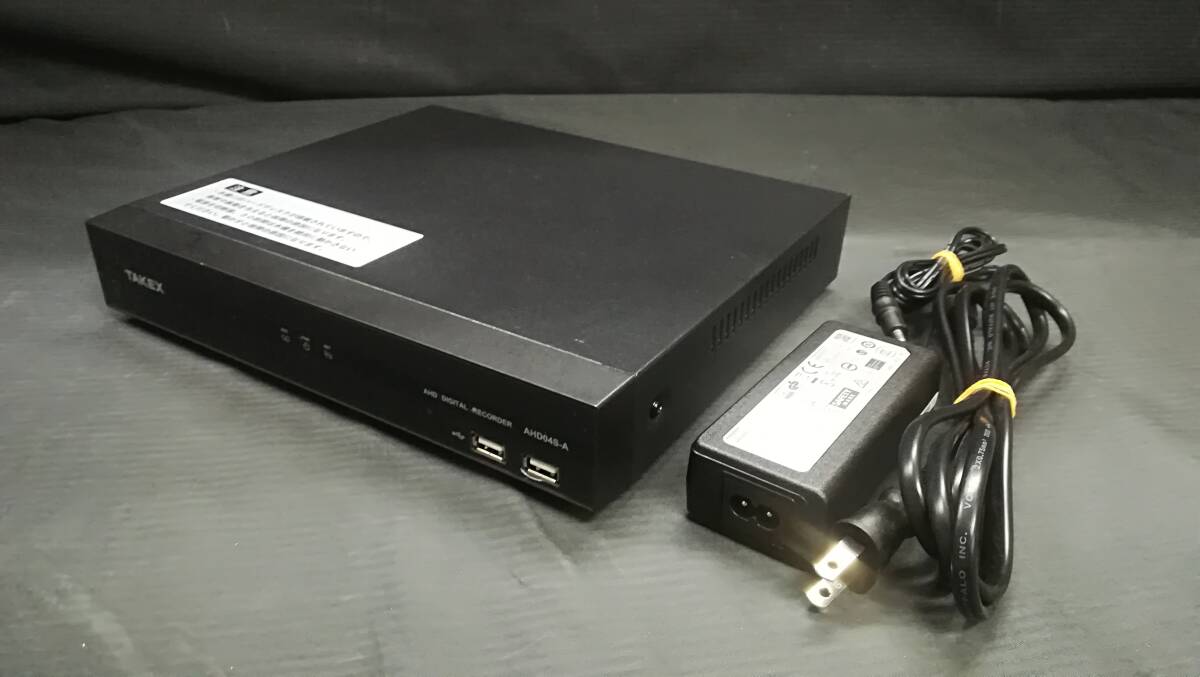 TAKEX 防犯カメラ VOC-IR850AH レコーダー AHD04S-A 竹中