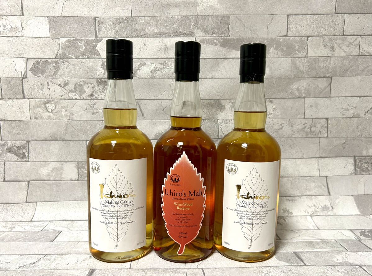 イチローズモルト 200ml（DD・MWR・WWR）3本セット : 丸茂