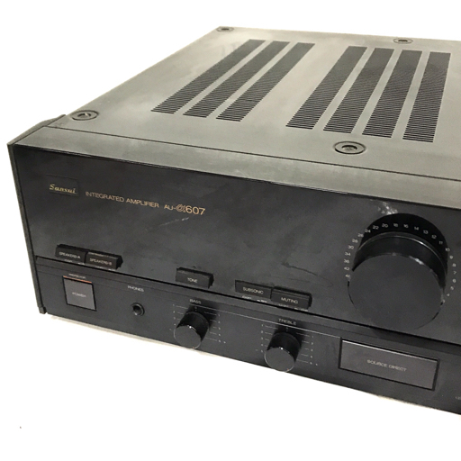 SANSUI アンプ AU-α607MR ジャンク扱い サンスイ 通電確認済み