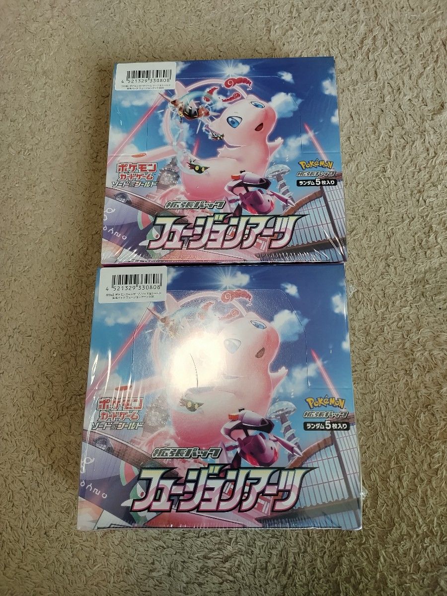 未開封 ポケモンカードゲーム フュージョンアーツ 2BOX シュリンク付き