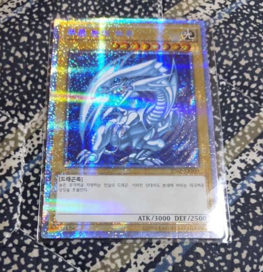遊戯王 青眼の白龍 ブルーアイズホワイトドラゴン 韓国 スリーブ 未