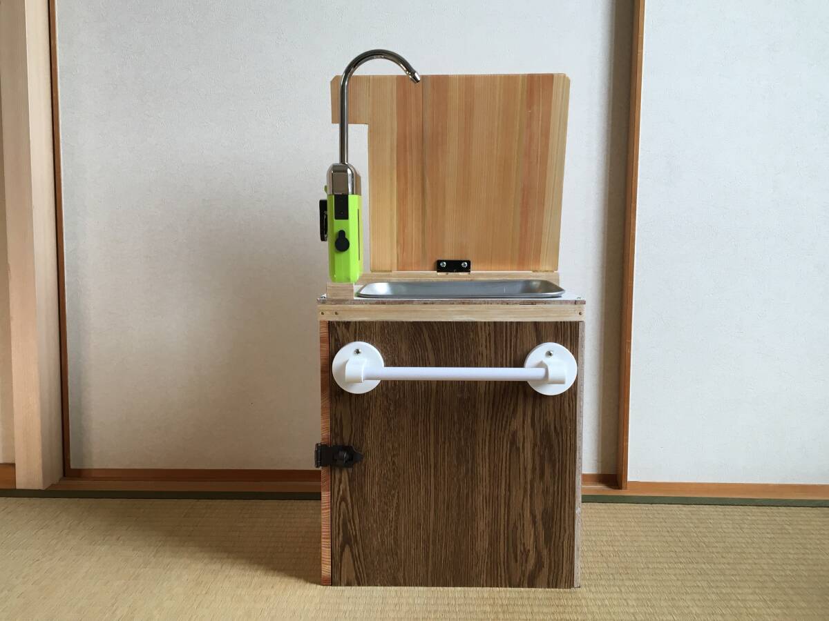 車中泊用シンク、ギャレー5L ブラック大理石（ウォーターポンプは付属