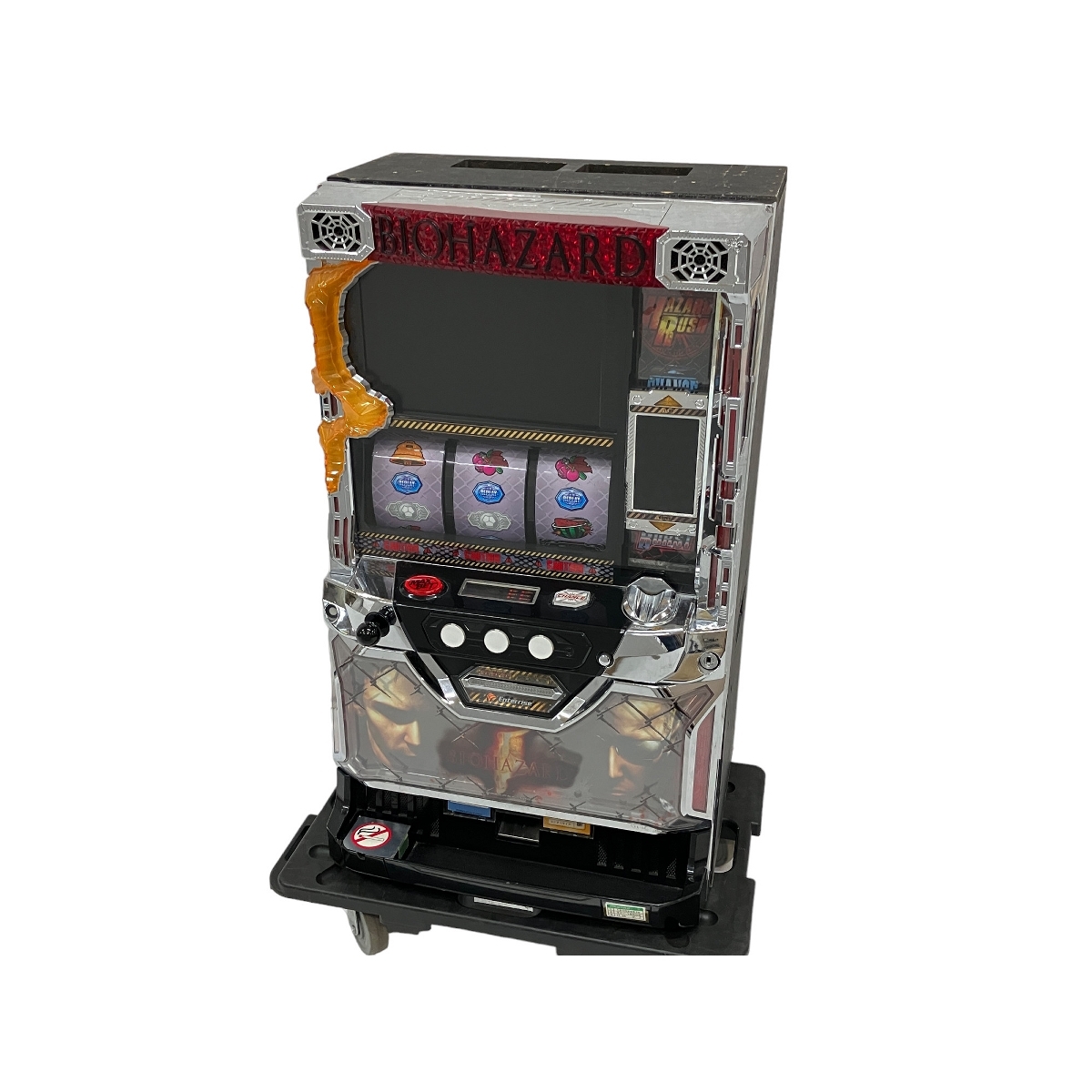 実機 パチスロ機 バイオハザード5Z コイン不要機 家庭用電源対応