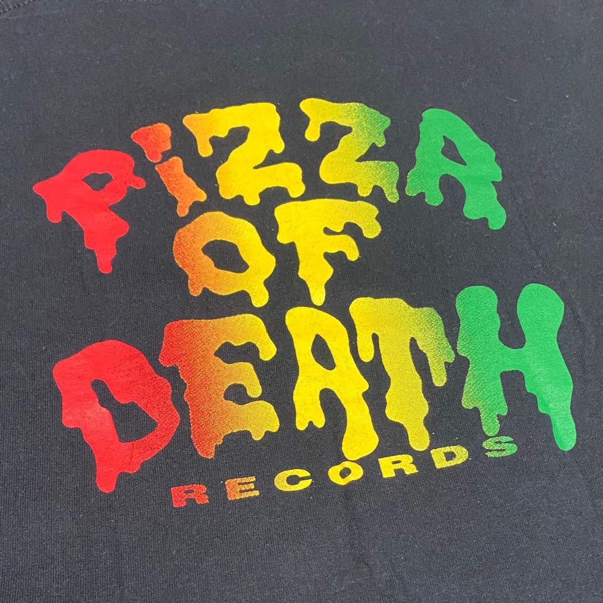 レア WANIMA ワニマ PIZZA OF DEATH Tシャツ ピザオブデス ブラック 黒