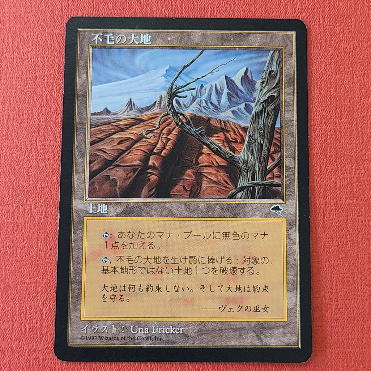 MTG 不毛の大地 Wasteland 日本語4枚セット MTG 不毛の大地⁄Wasteland