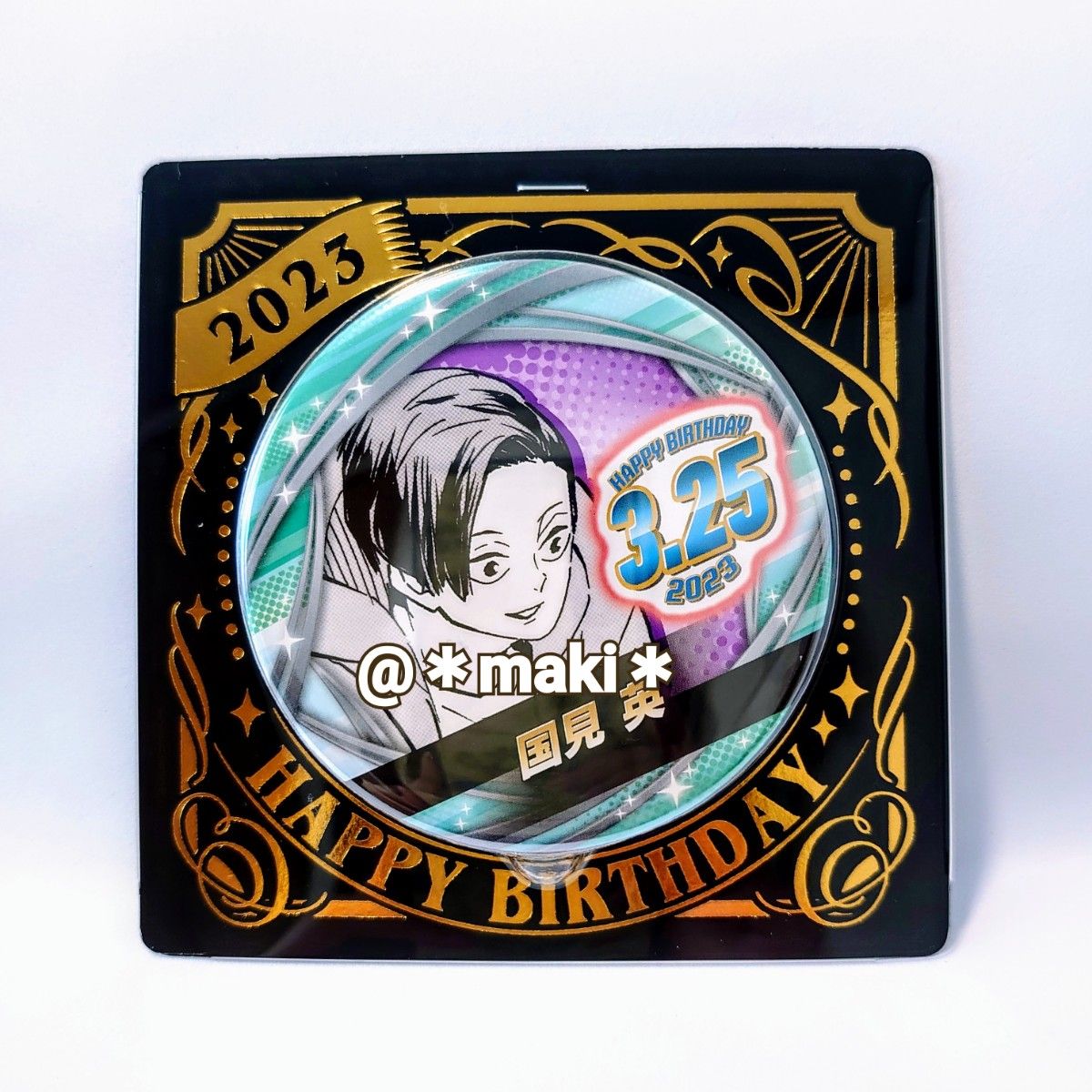 ハイキュー 国見英 ハイキュー 国見英 OFD 缶バッジ 文房具カフェ 缶