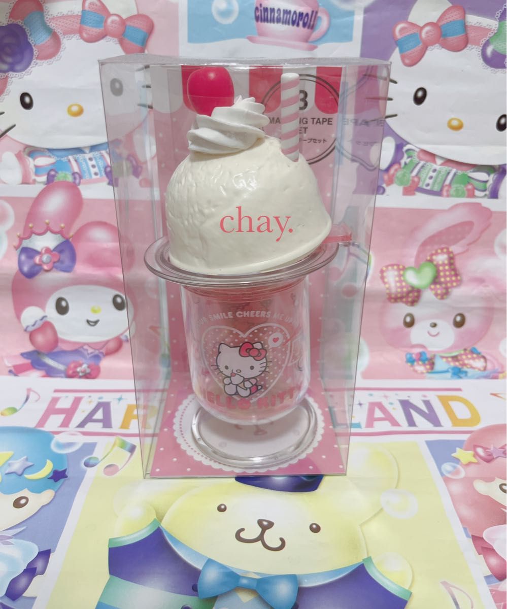 フロート風 マスキングテープ クリームソーダ キティ 完売品｜Yahoo