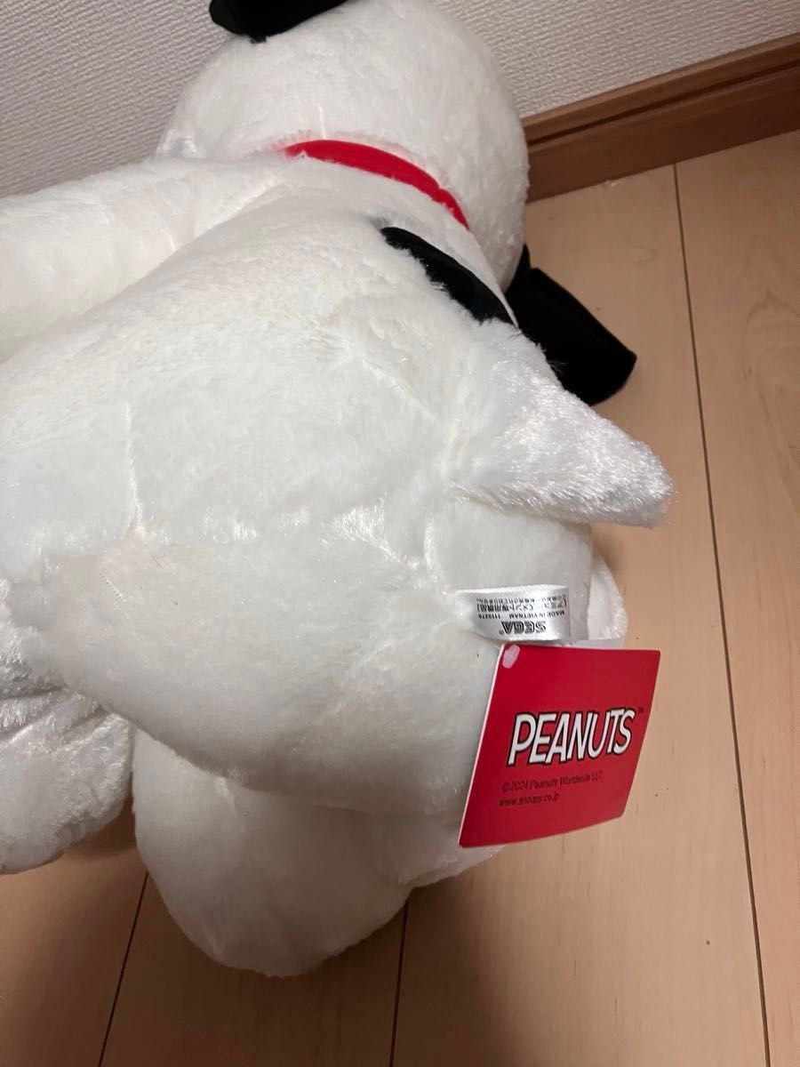 新品タグ付き ラウンドワン限定商品 SNOOPYラージぬいぐるみ
