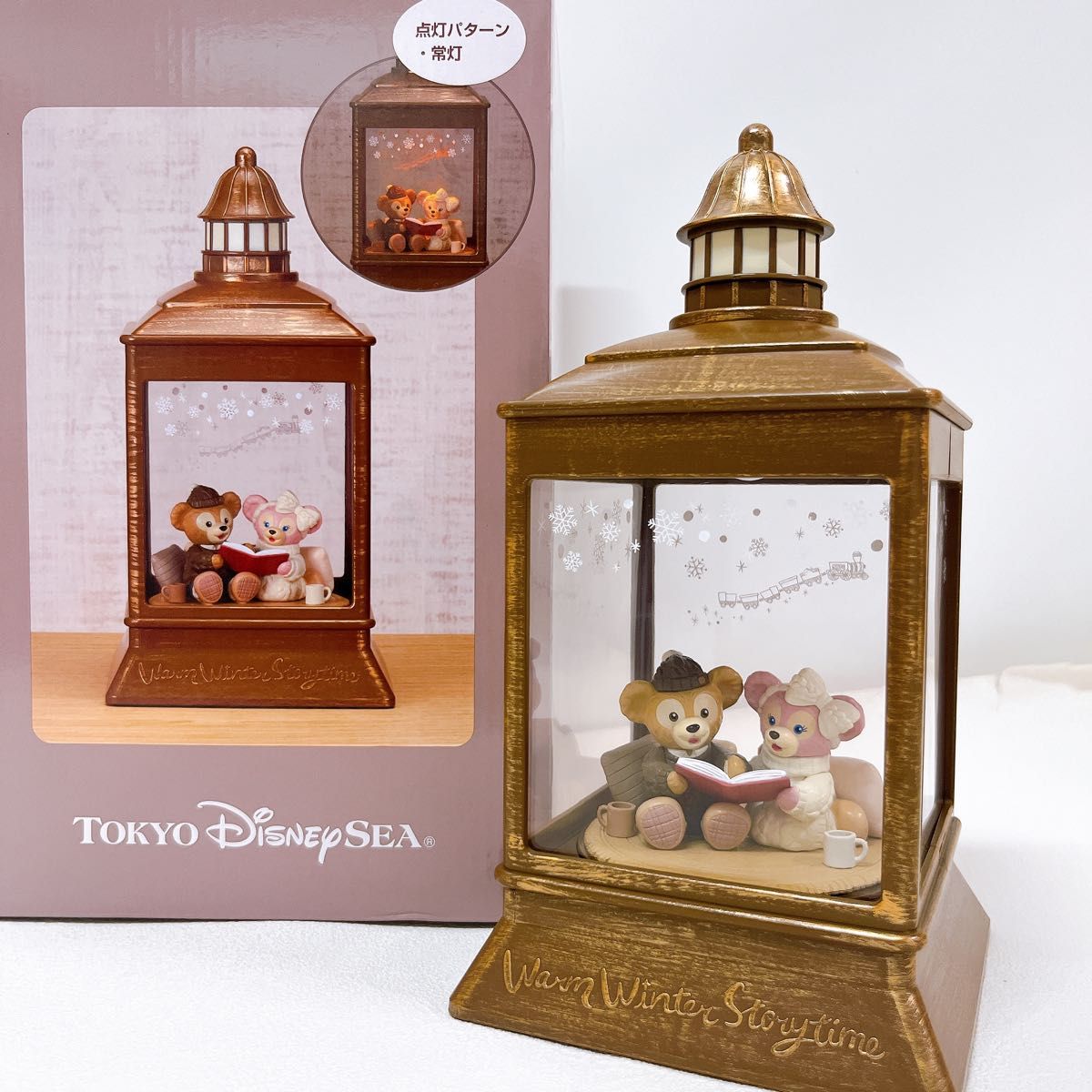 ◇未開封◇ダッフィー&シェリーメイ：インテリアライト 新品未開封