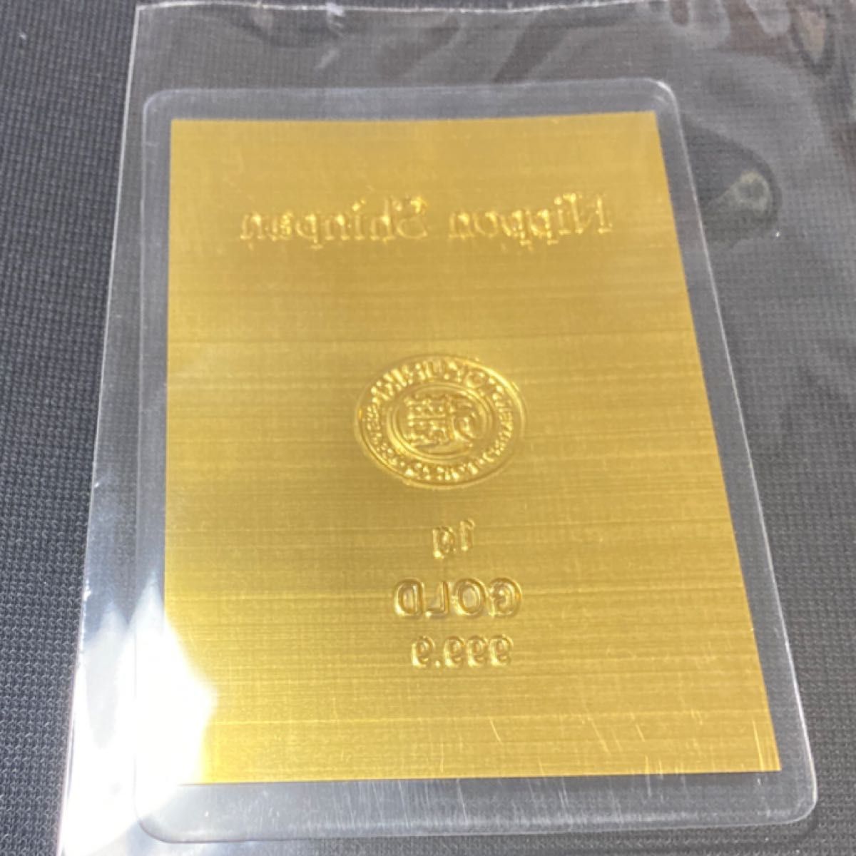 徳力 純金 1g ゴールド カード ラミネート 日本信販｜Yahoo!フリマ（旧