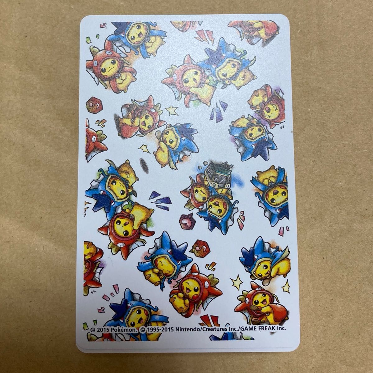 ポケモンセンター ヒロシマ限定 トランプ ピカチュウ ポンチョ