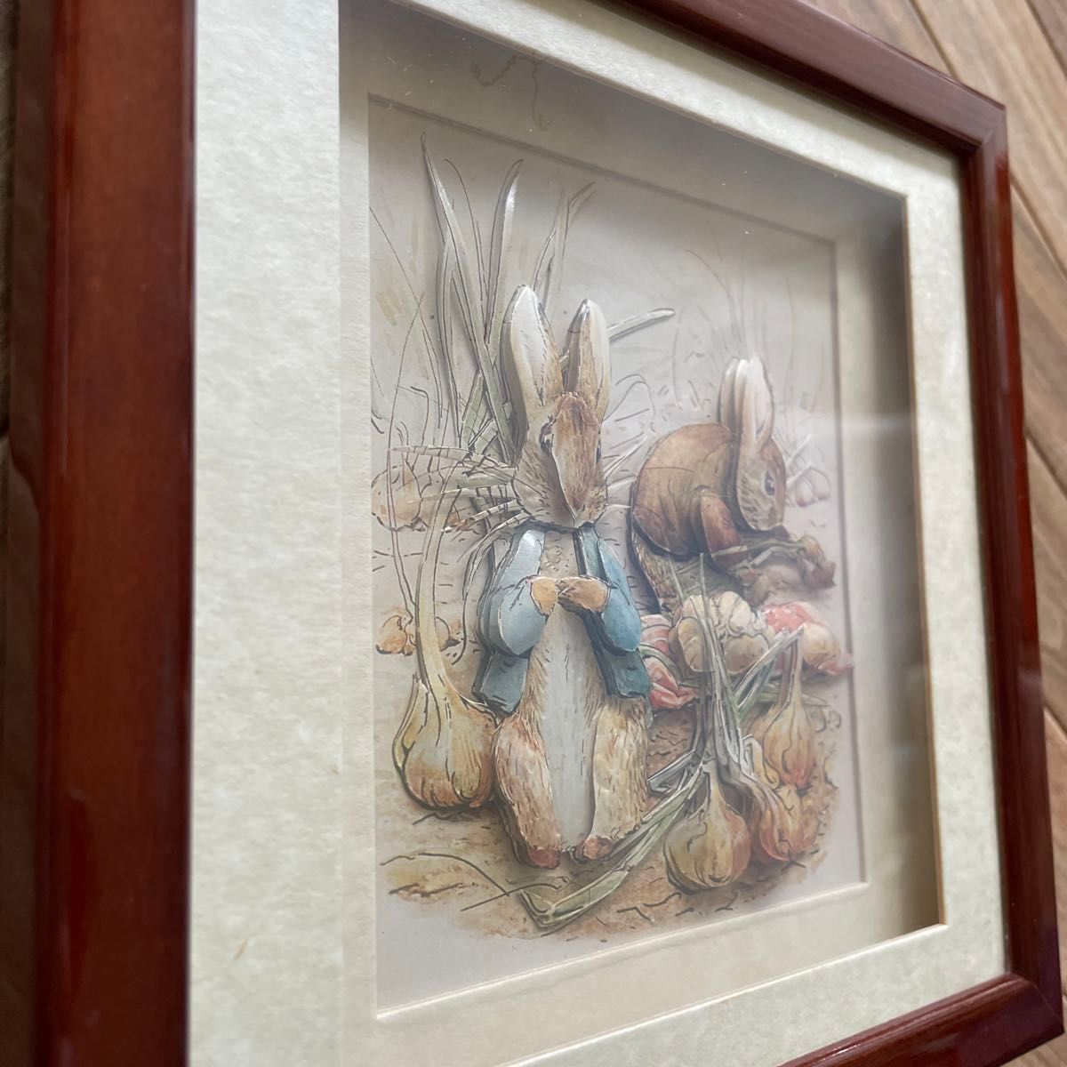 ピーターラビット デコパージュ シャドーボックス イギリス製 Living
