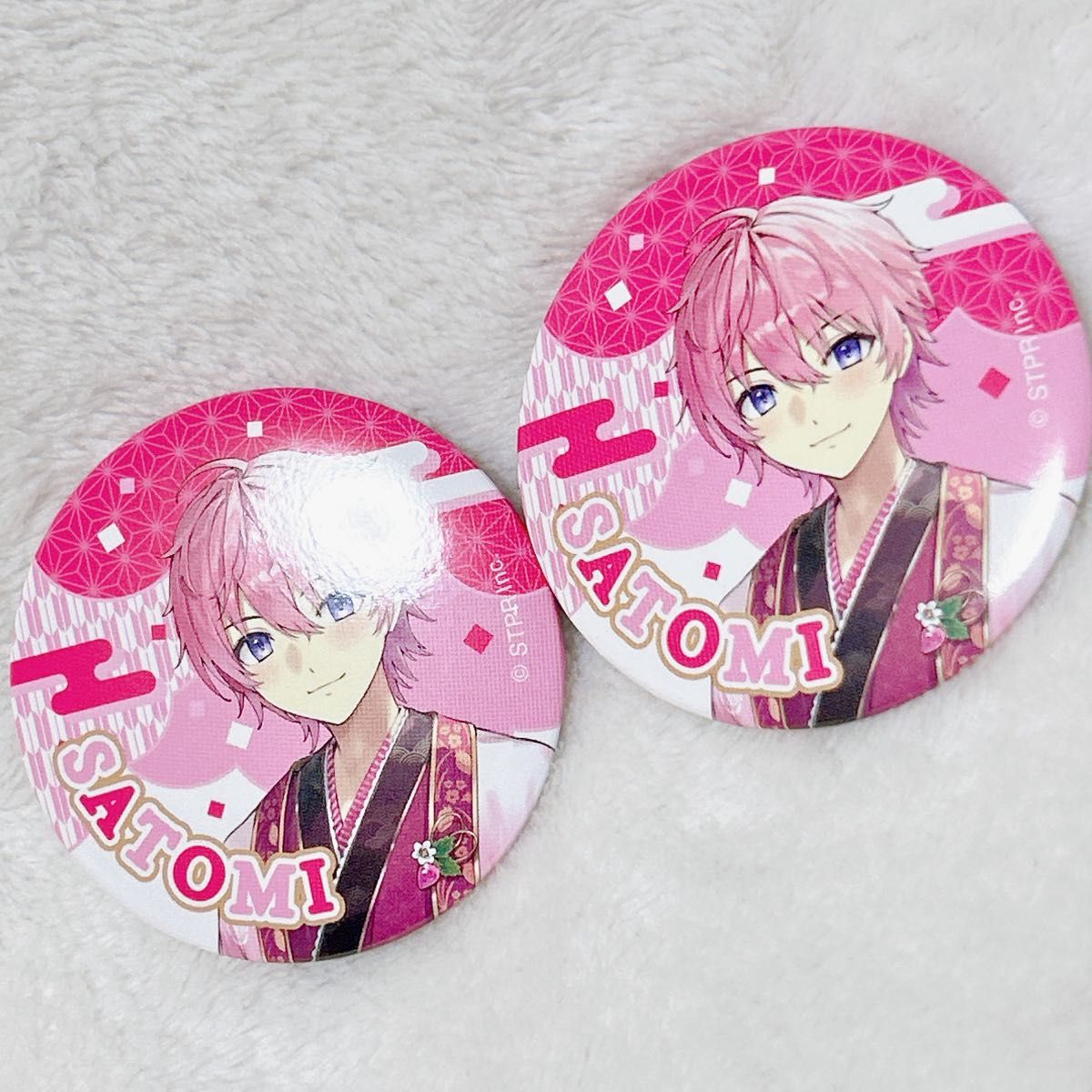 すとぷり ニューイヤー 2024 ニューイヤーグッズ 缶バッジ さとみ 着物