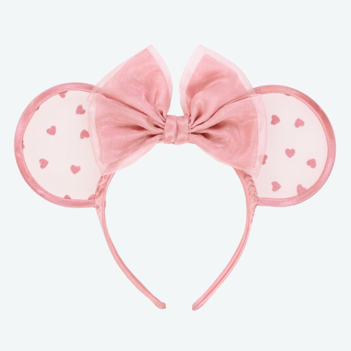 ディズニー ミニー カチューシャ ハート チュール ピンク｜Yahoo