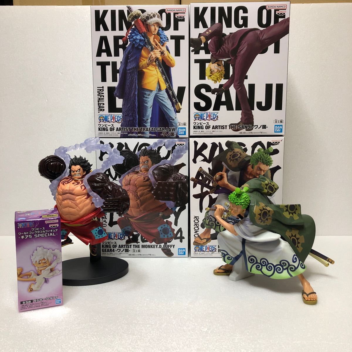 ワンピース KING OF ARTIST ワノ国 フィギュア セット Yahoo