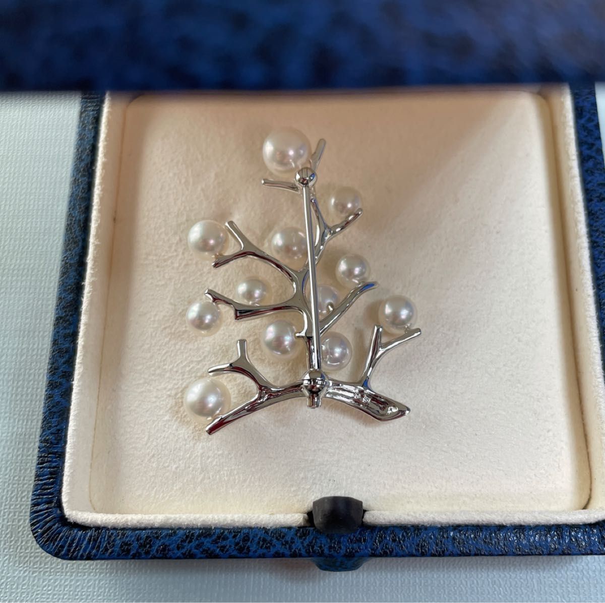 最終価格【美品】MIKIMOTO 幸福の木 ブローチ シルバー Sサイズ 最終