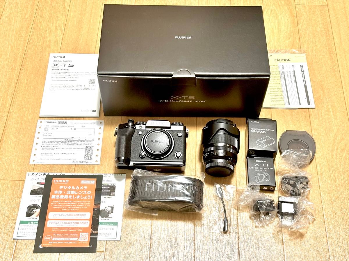 極美品】FUJIFILM X-T5 XF18-55mmレンズキット 付属品多数｜Yahoo
