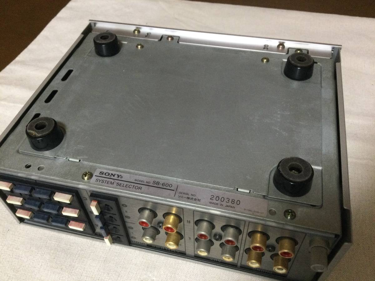 SONY ソニー SB-600 SYSTEM SELECTOR システムセレクター ビンテージ