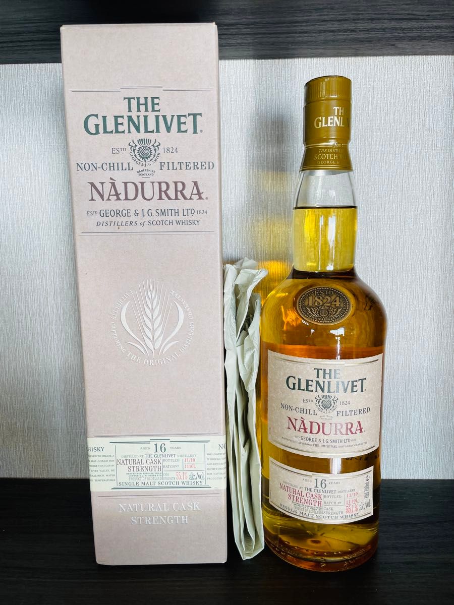 ザ 【終売】 ザ・グレンリベット ナデューラ 16年 60.2% 2014年
