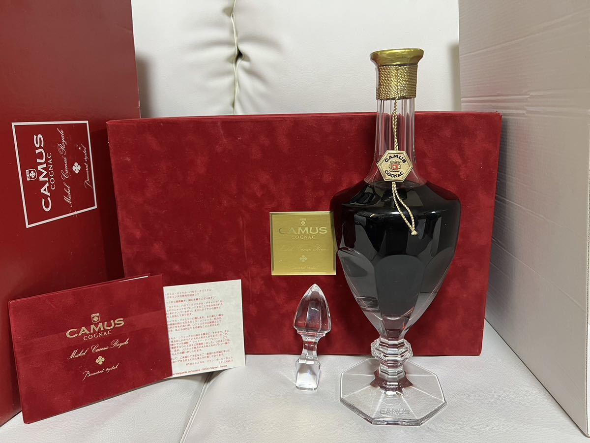 CAMUS カミュ ミシェル ロイヤル バカラ 替栓・冊子・化粧箱・外箱付き