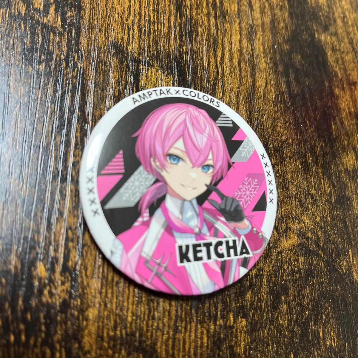 AMPTAK×COLORS けちゃ サイン AMPTAK×COLORS けちゃくん サイン入り缶