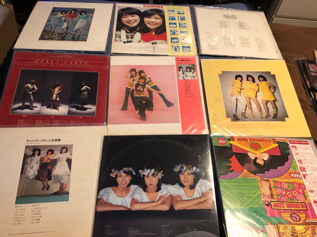 キャンディーズ 貴重コレクション アナログLPレコード／LD／DVD