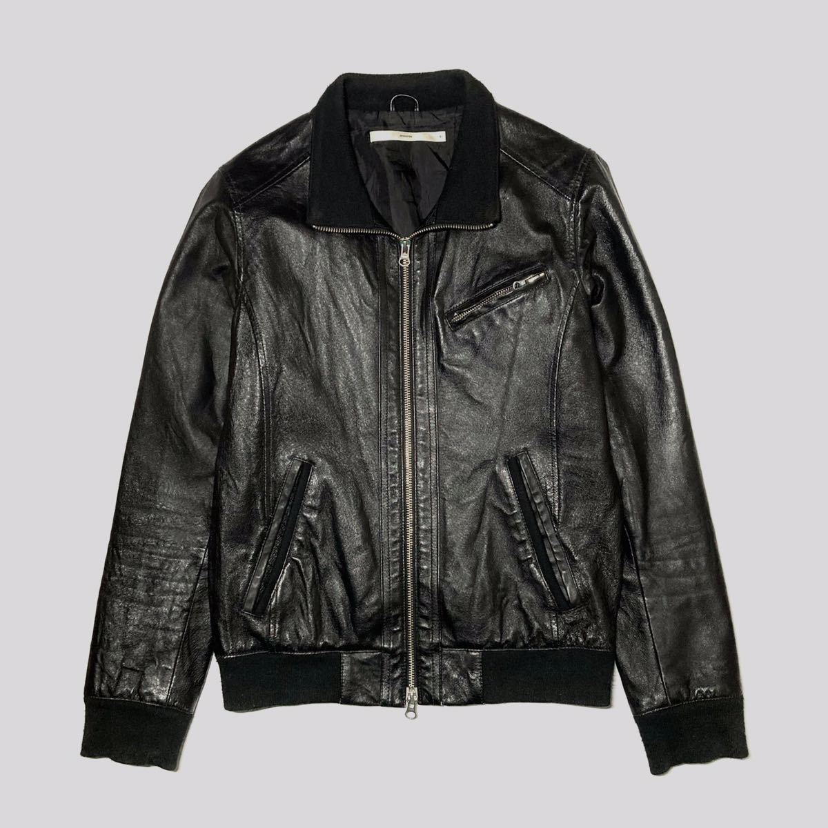 ラムレザーシングルライダース（ライダースジャケット）｜STUDIOUS