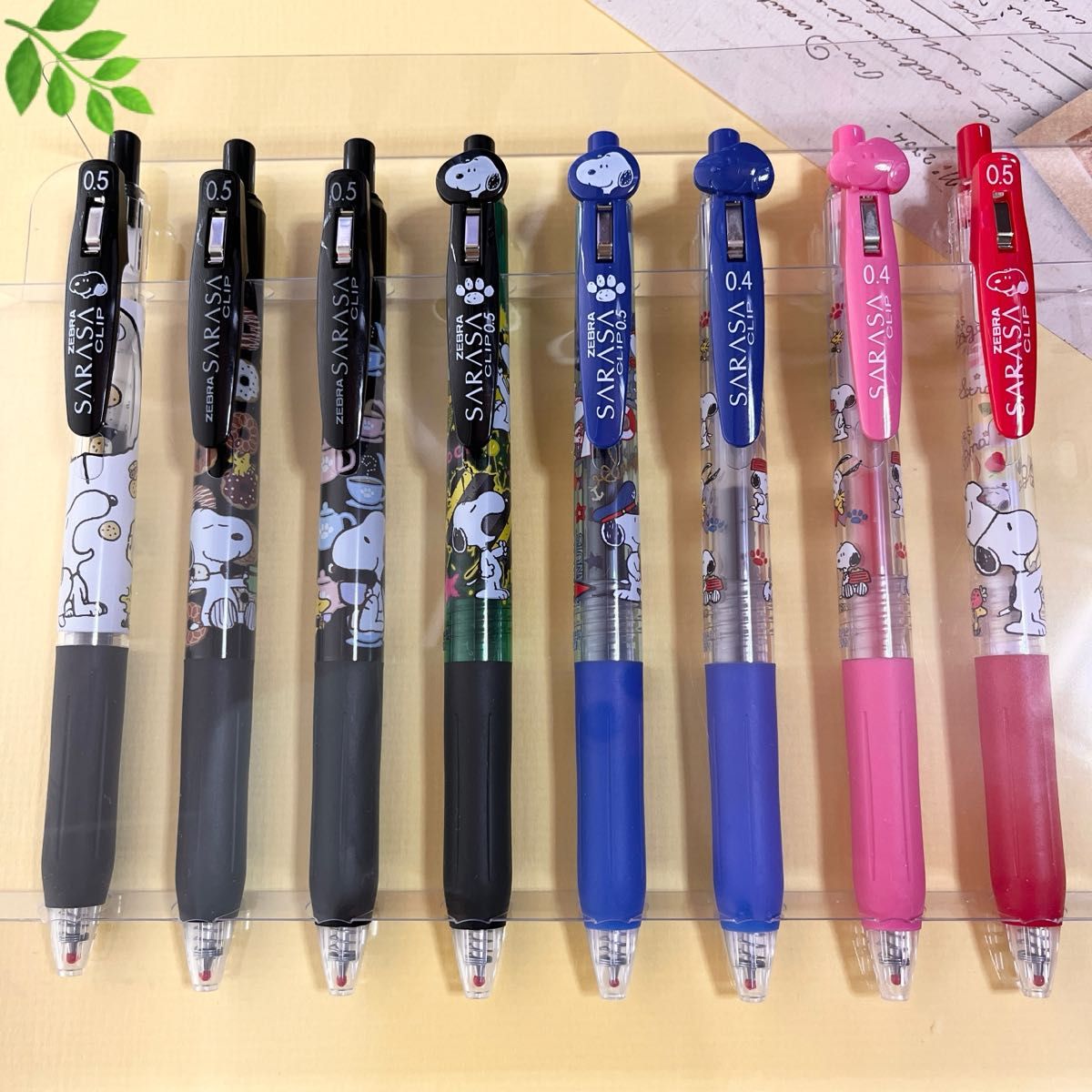 サラサクリップ スヌーピー 5本セット ボールペン ゼブラ ZEBRA SARASA