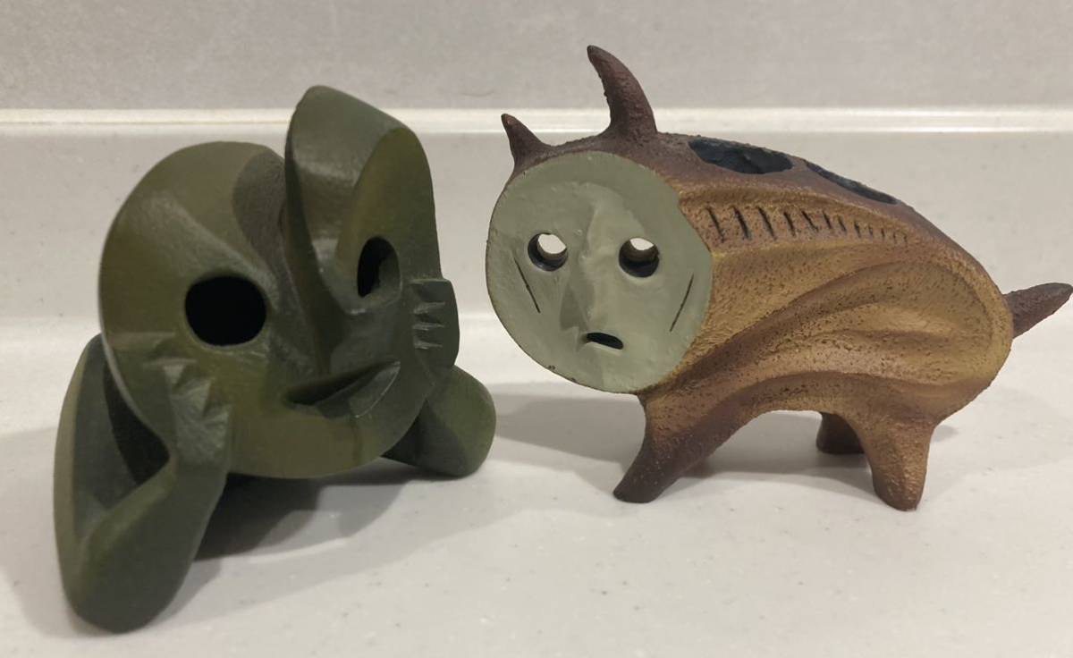 岡本太郎 午後の日 ◇ 現代芸術アトリエ フィギュア オブジェ 【送料