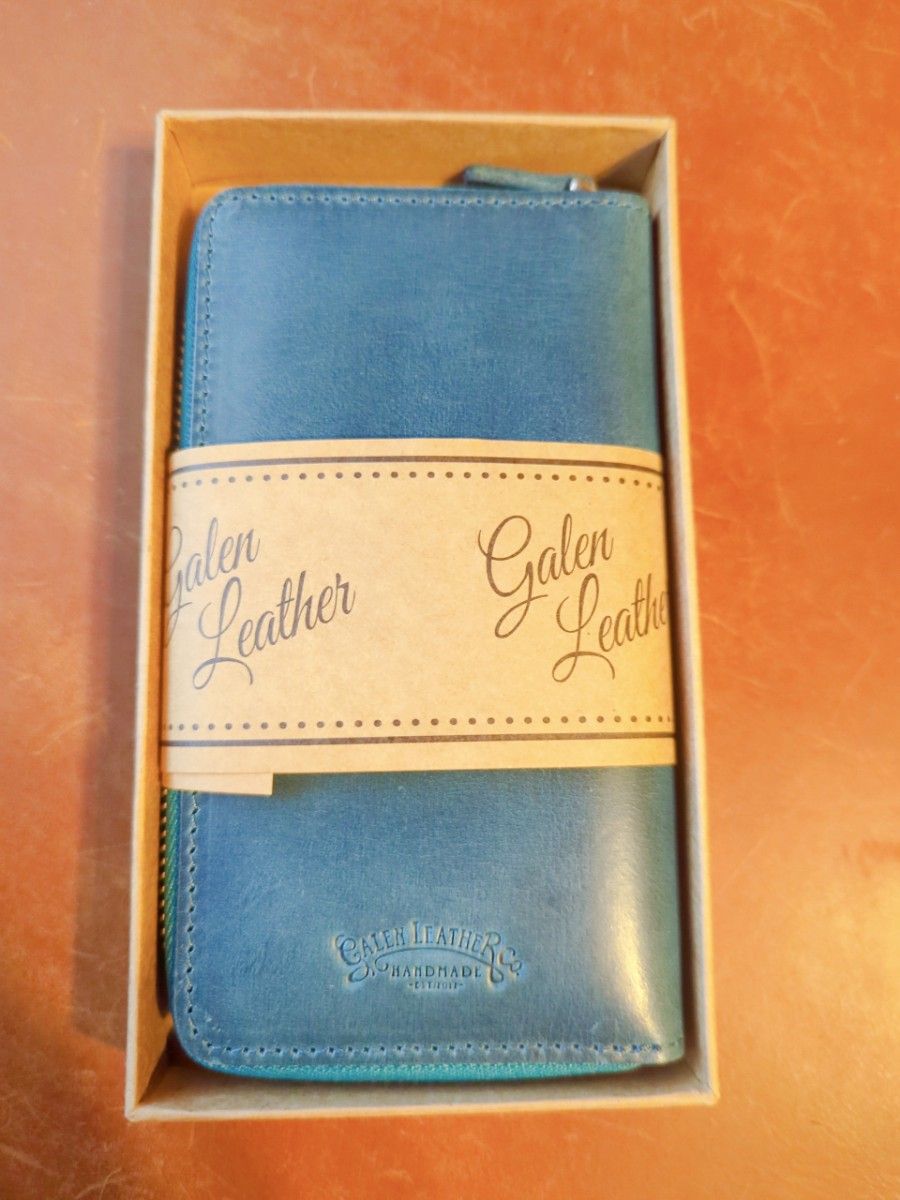 セール】ガレンレザークレイジーホースオーシャンブルー3本差し+カード