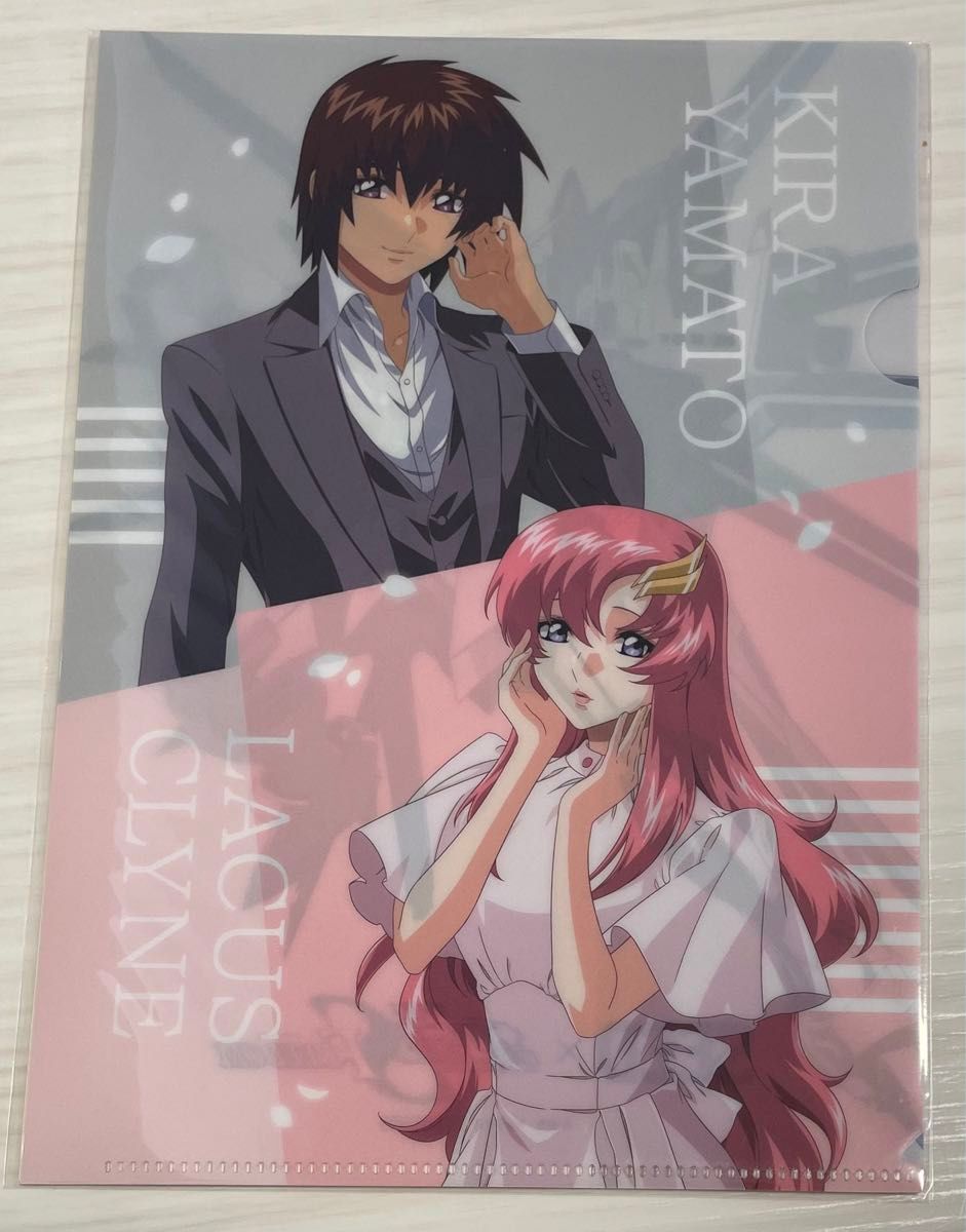 ガンダム SEED FREEDOM コラボ コンタクト クリアファイル キラ ラクス