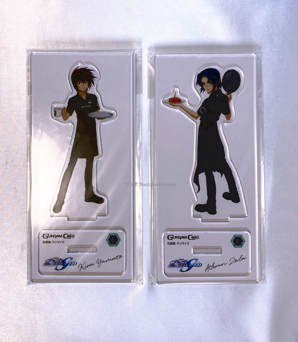 ガンダムSEED キラ アスラン アクリルスタンド ガンダムカフェ