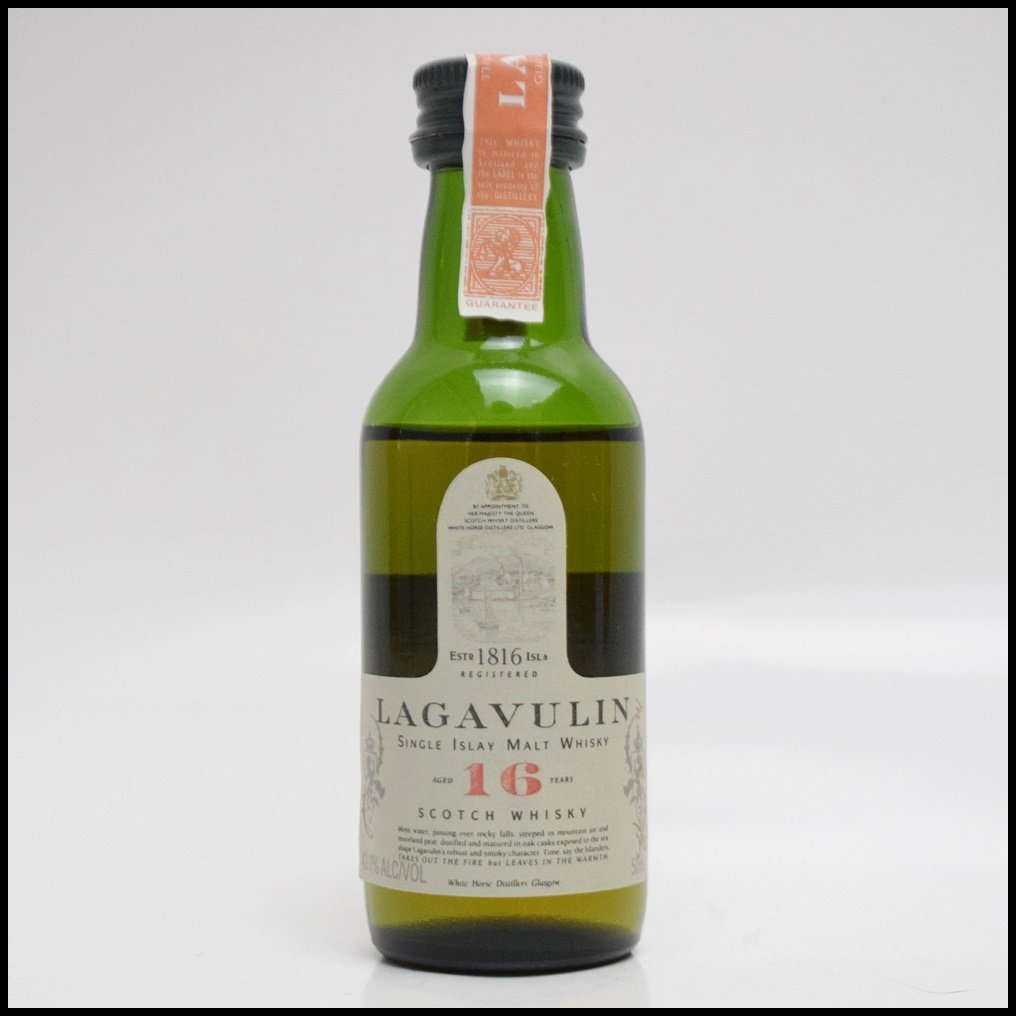 ラガヴーリン 16年 シングルモルトウィスキー ミニチュアボトル
