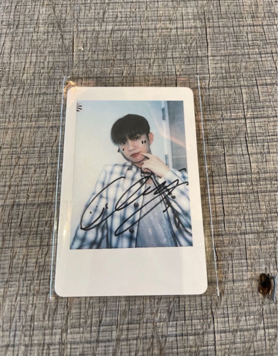 THE BOYZ ヒョンジェ 直筆サイン入りチェキ ポラロイド HYUNJAE