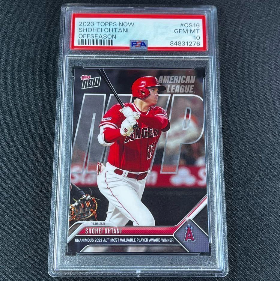 Topps now 大谷翔平 PSA10 連番 新人賞 新人王 英語＆日本語 Topps now