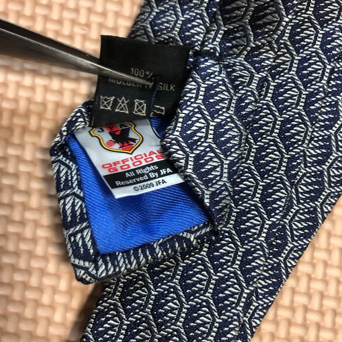 限定品 未使用 タグ付 ダンヒル ネクタイ サッカー日本代表 サムライ