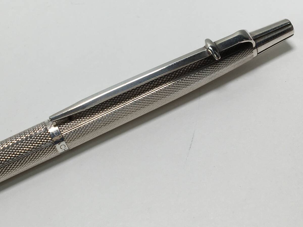 スイス製◇カランダッシュ 高級ボールペン エペ シズレ 銀張 1980s