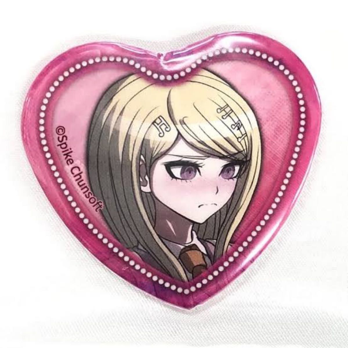 ダンガンロンパ V3 10周年 ナンジャタウン 照れ顔 ハート缶バッジ 最原