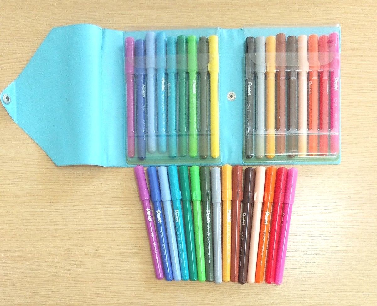 ぺんてる SC-24 水性カラーペン ペン回し 廃番 廃盤 ぺんてる SC-24