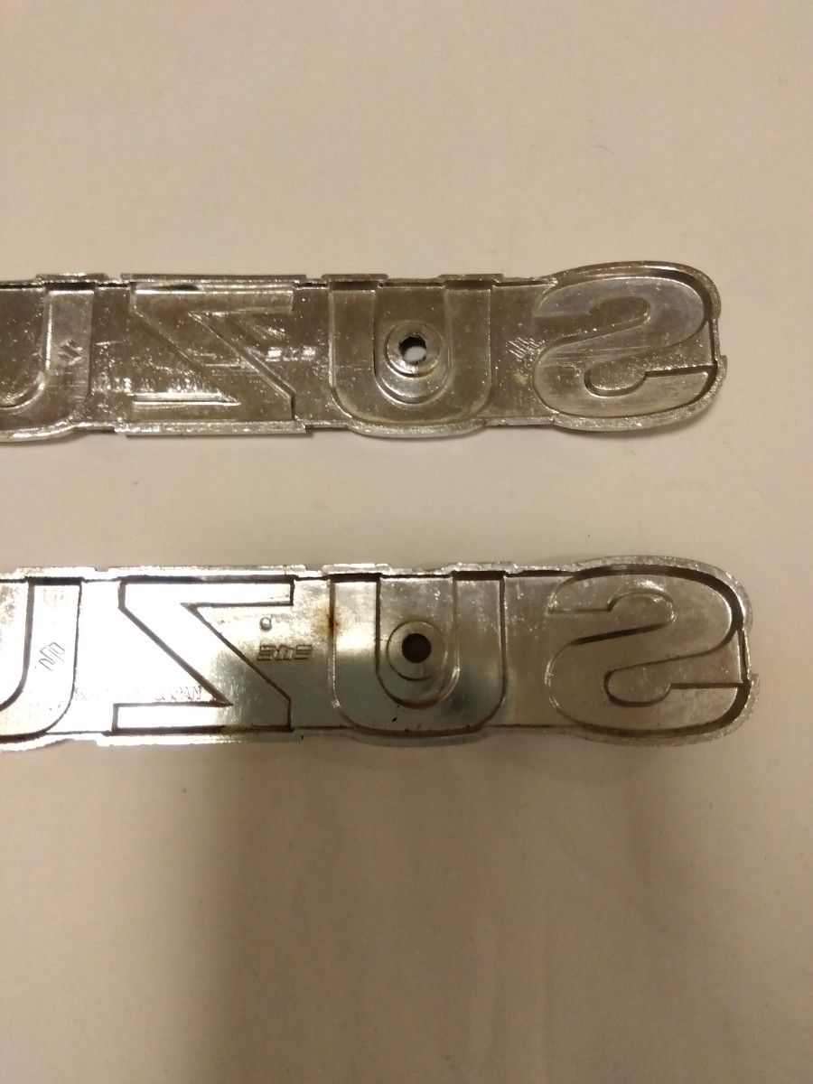 スズキ GS400 純正 ミカミ エンブレム SUZUKI タンクエンブレム 当時物