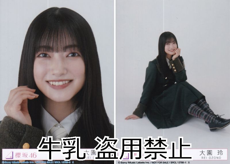 櫻坂46 大園玲 直筆サイン入り プレミアム生写真 櫻坂46 大園玲 直筆サイン