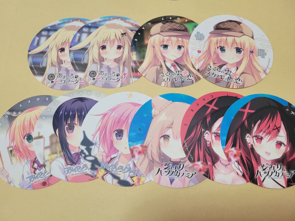 きゃべつそふと しらたま しらたまこ コースター きゃべつそふと