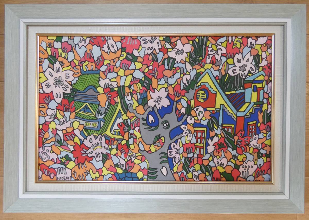 セール中 【P10号】ジミー大西 手描き油彩 肉筆画 コレクション出品