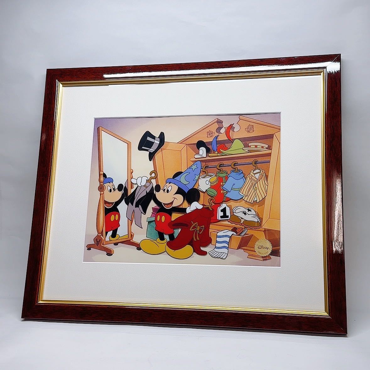 671 Walt Disney セリグラフセル画 ミッキー&ミニー パズル