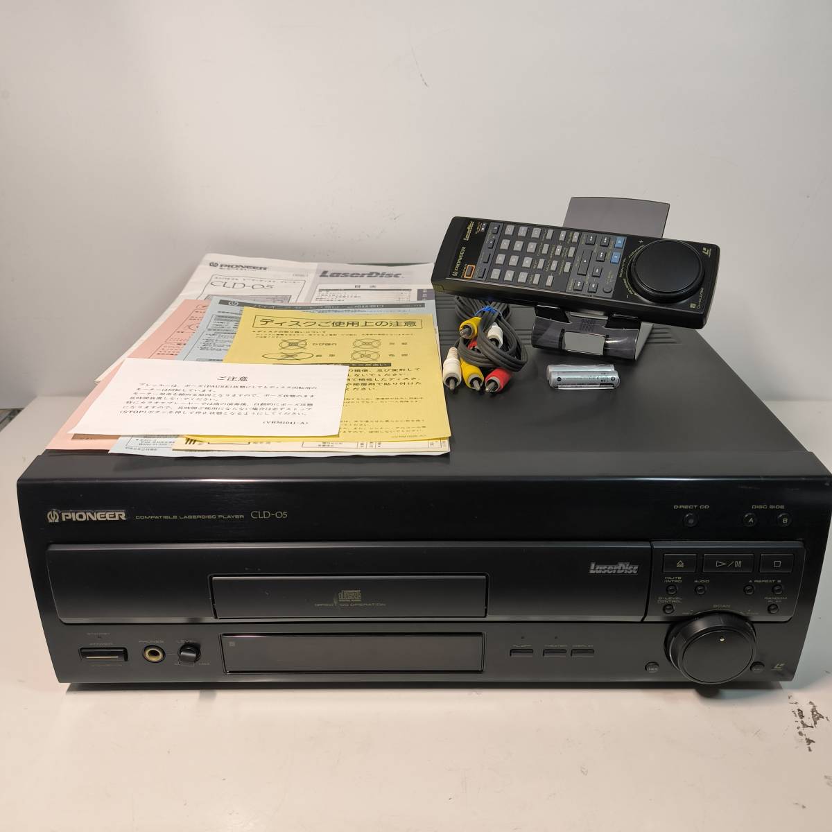 Yahoo!オークション - 美品 Pioneer レーザーディスクプレーヤー CLD-0