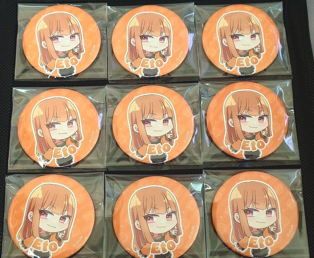 からぴち カラフルピーチ えと 缶バッジ