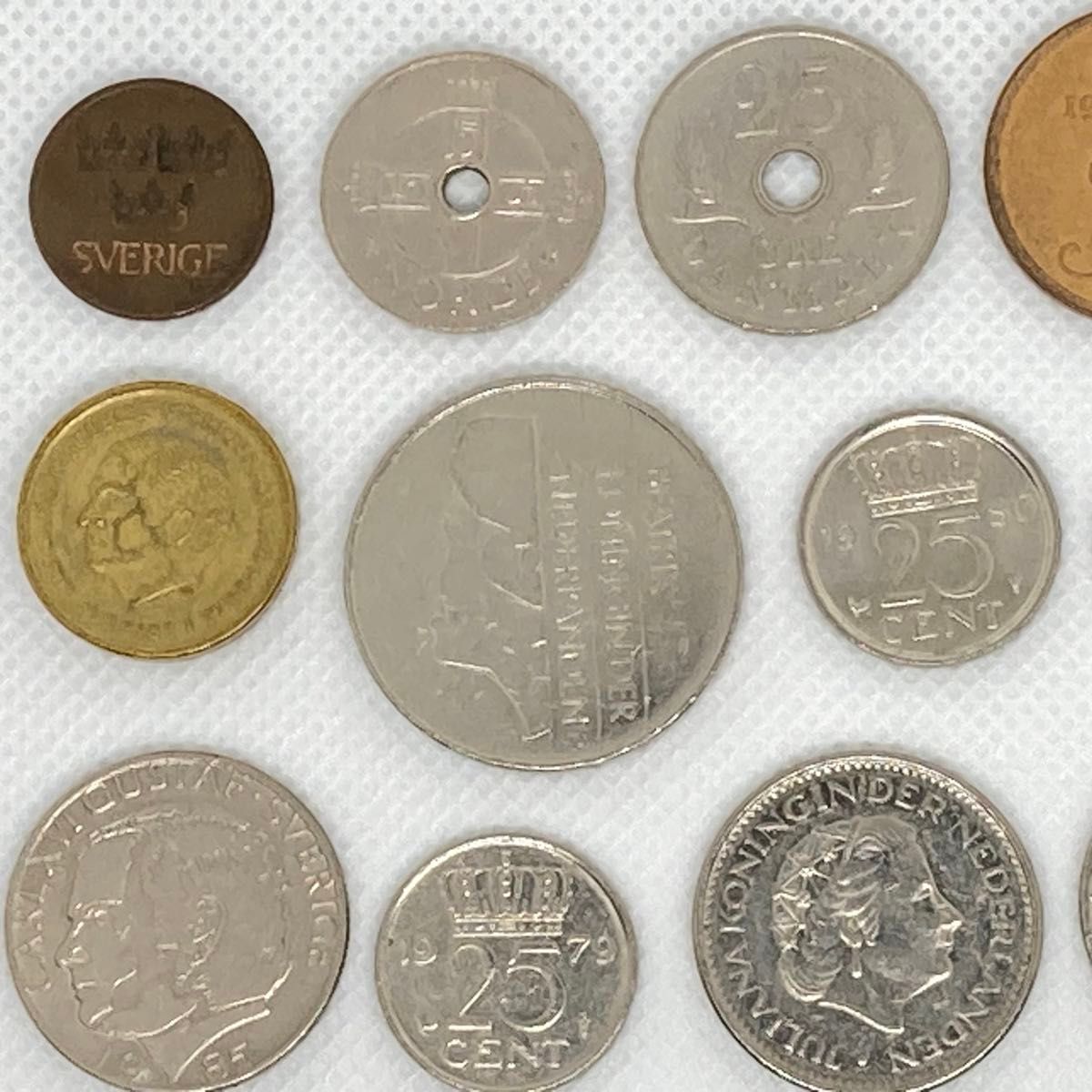 まとめ売り スウェーデン硬貨 ノーウェア硬貨 デンマーク硬貨