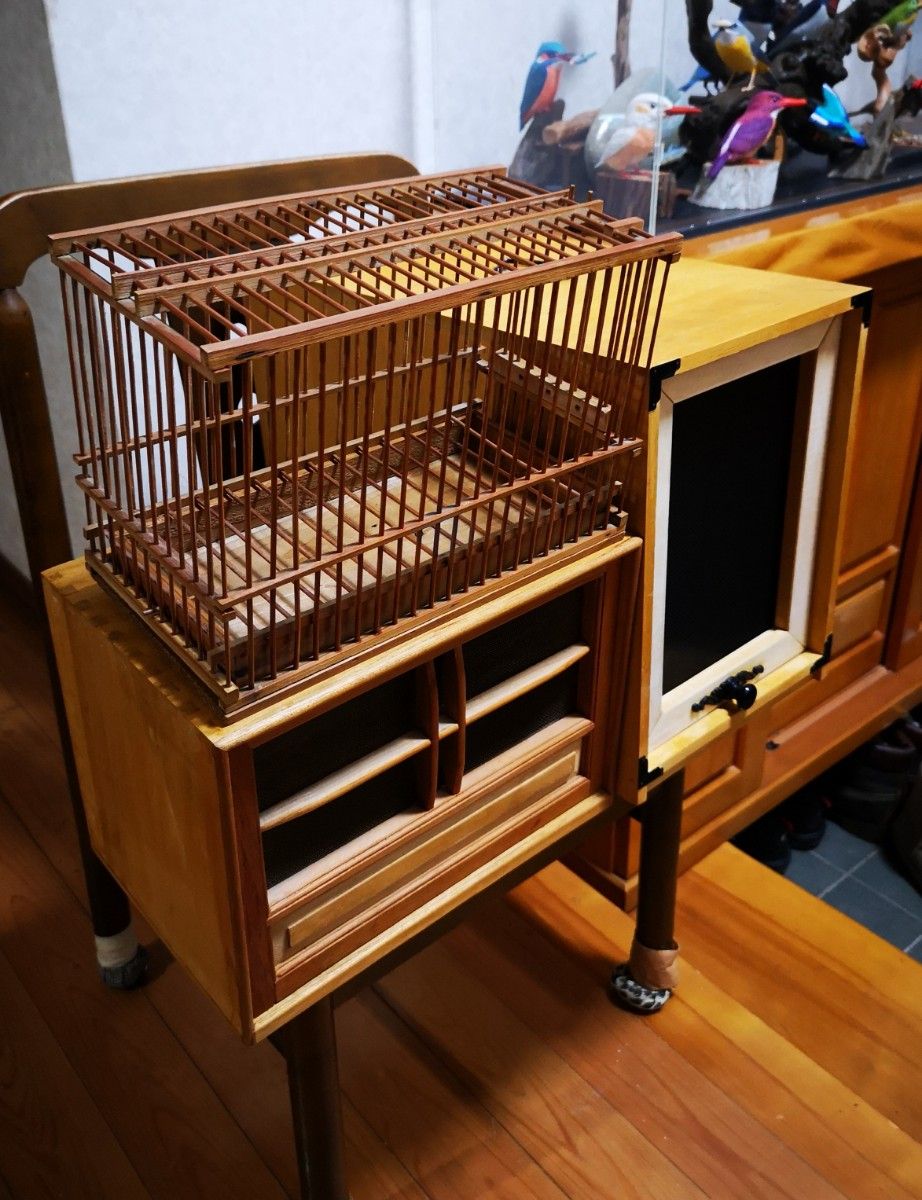 メジロ籠3個 寝かせボックスセット めじろ籠三個セット メジロ籠3個