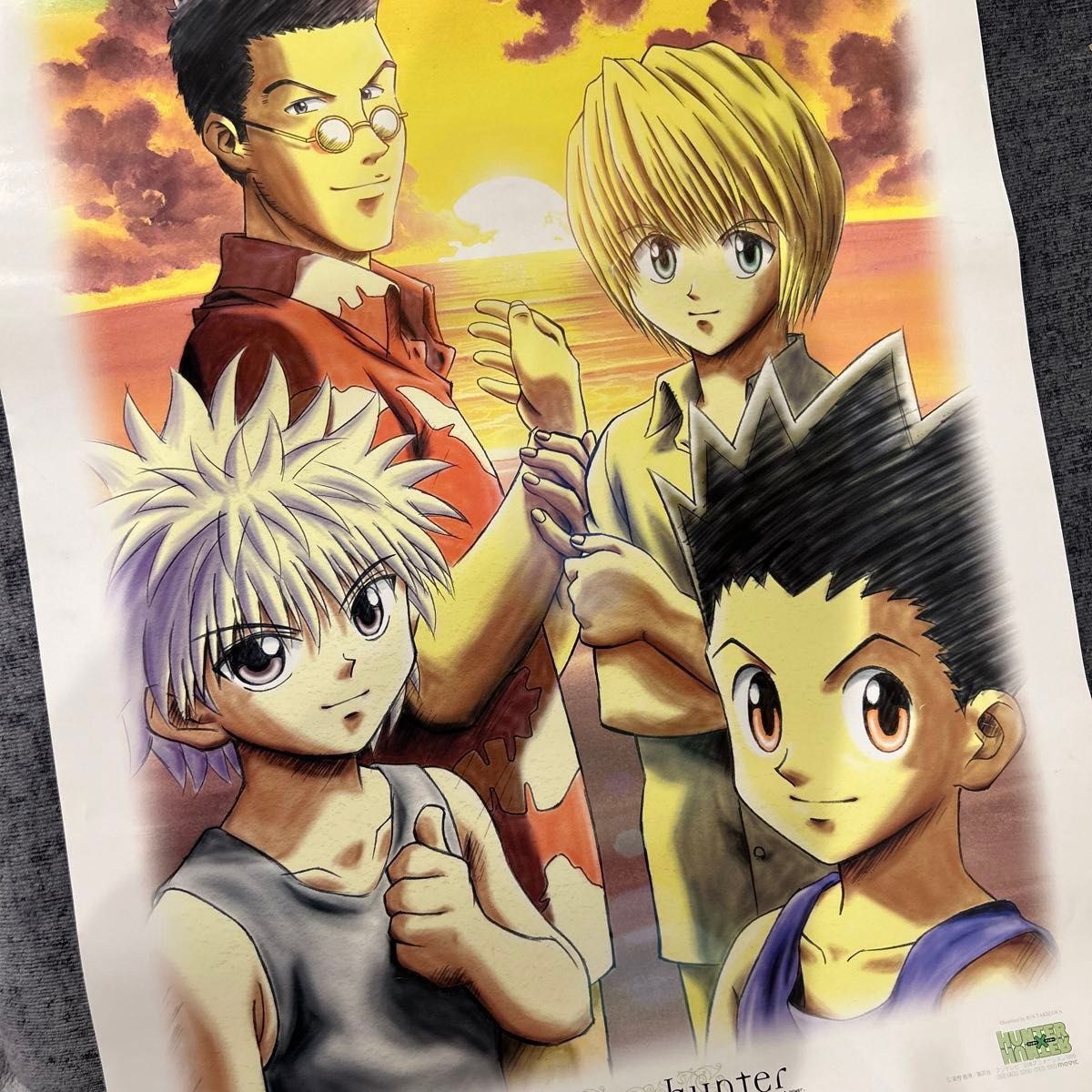 2002年 ハンターハンターカレンダー 希少品】 旧アニメ版 ハンター