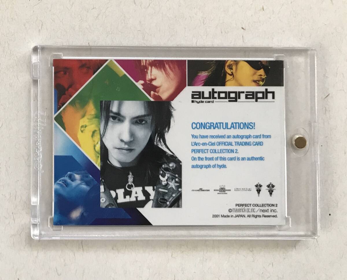 ジンガ HYDE 直筆サイン ジグレ ジンガ HYDE 直筆サイン ジグレ ジンガ